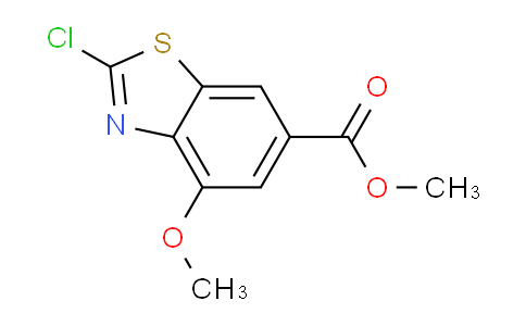 CAS No. 1383740-05-3, methyl 2-chloro-4-methoxybenzo[d]thiazole-6-carboxylate