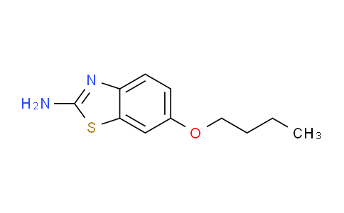 CAS No. 14372-65-7, 6-butoxybenzo[d]thiazol-2-amine