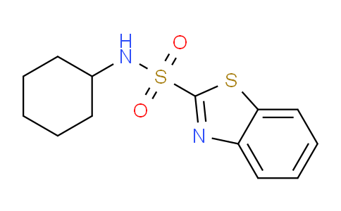 CAS No. 16170-33-5, N-Cyclohexylbenzo[d]thiazole-2-sulfonamide