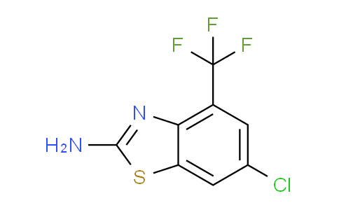 CAS No. 155538-41-3, 6-Chloro-4-(trifluoromethyl)benzo[d]thiazol-2-amine