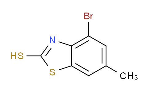 CAS No. 155596-89-7, 4-bromo-6-methylbenzo[d]thiazole-2-thiol