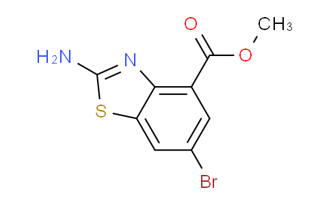 CAS No. 171874-59-2, methyl 2-amino-6-bromobenzo[d]thiazole-4-carboxylate