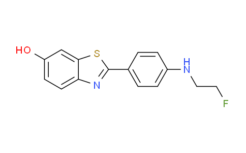 CAS No. 1113014-53-1, 2-(4-((2-fluoroethyl)amino)phenyl)benzo[d]thiazol-6-ol