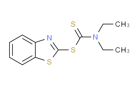 CAS No. 95-30-7, benzo[d]thiazol-2-yl diethylcarbamodithioate