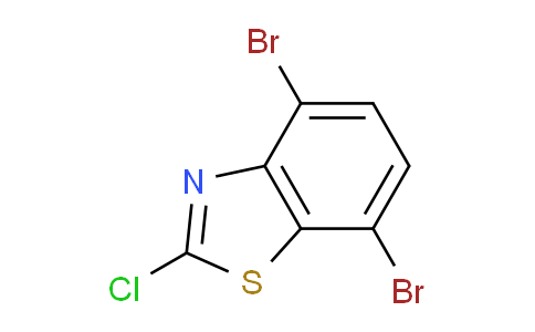 CAS No. 898747-94-9, 4,7-Dibromo-2-chlorobenzo[d]thiazole