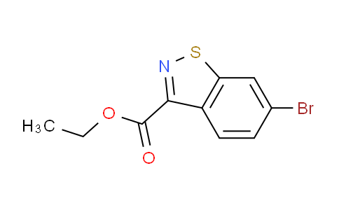 CAS No. 858671-74-6, Ethyl 6-bromo-1,2-benzothiazole-3-carboxylate