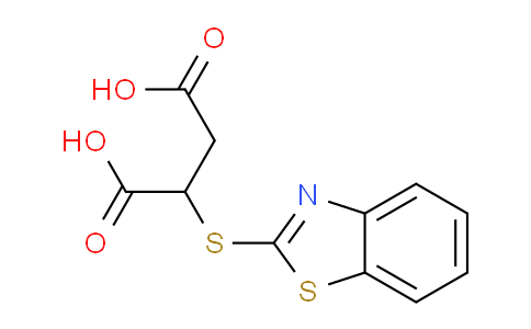 CAS No. 95154-01-1, 2-(1,3-Benzothiazol-2-ylthio)succinic acid