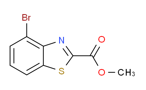CAS No. 1187928-62-6, 4-Bromo-benzothiazole-2-carboxylic acid methyl ester