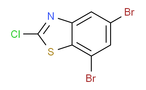 CAS No. 1190322-01-0, 5,7-Dibromo-2-chlorobenzo[d]thiazole