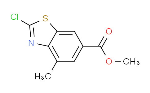 CAS No. 1190320-44-5, methyl 2-chloro-4-methylbenzo[d]thiazole-6-carboxylate