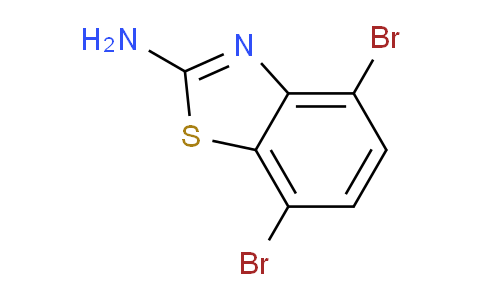 CAS No. 1208395-00-9, 4,7-Dibromobenzo[d]thiazol-2-amine