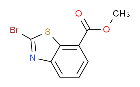 CAS No. 1224465-03-5, methyl 2-bromobenzo[d]thiazole-7-carboxylate