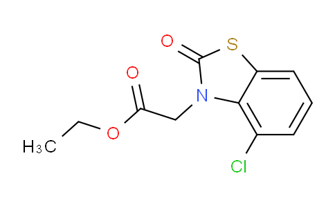 CAS No. 25059-80-7, ethyl 2-(4-chloro-2-oxobenzo[d]thiazol-3(2H)-yl)acetate