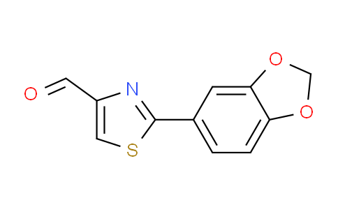 CAS No. 885278-54-6, 2-Benzo[1,3]dioxol-5-yl-thiazole-4-carbaldehyde