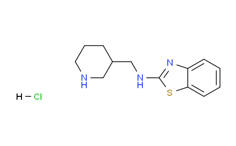 CAS No. 1185314-67-3, N-(piperidin-3-ylmethyl)benzo[d]thiazol-2-amine hydrochloride