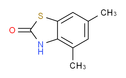 CAS No. 80567-67-5, 4,6-dimethylbenzo[d]thiazol-2(3H)-one