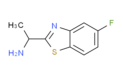 CAS No. 185949-48-8, 1-(5-fluorobenzo[d]thiazol-2-yl)ethan-1-amine