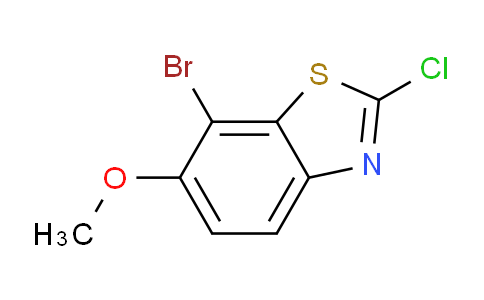 CAS No. 911056-05-8, 7-bromo-2-chloro-6-methoxybenzo[d]thiazole