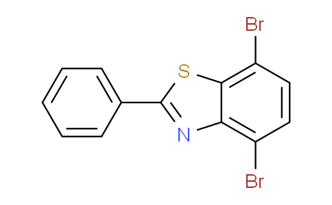 CAS No. 1588440-95-2, 4,7-Dibromo-2-phenylbenzo[d]thiazole