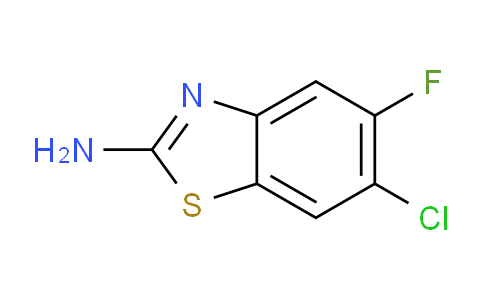 CAS No. 634909-27-6, 6-Chloro-5-fluorobenzo[d]thiazol-2-amine