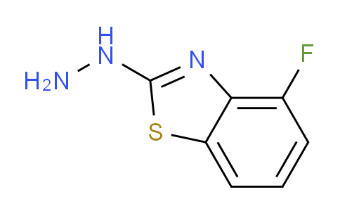 CAS No. 753441-57-5, 4-Fluoro-2-hydrazinylbenzo[d]thiazole