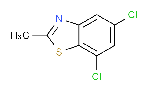 CAS No. 1188094-56-5, 5,7-Dichloro-2-methylbenzo[d]thiazole