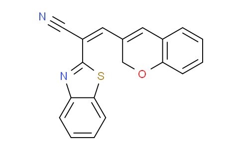 CAS No. 769142-97-4, 2-(Benzo[d]thiazol-2-yl)-3-(2H-chromen-3-yl)acrylonitrile