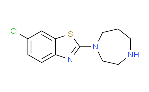 CAS No. 348134-09-8, 6-Chloro-2-(1,4-diazepan-1-yl)benzo[d]thiazole