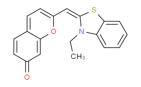 CAS No. 65286-77-3, 2-((3-Ethylbenzo[d]thiazol-2(3H)-ylidene)methyl)-7H-chromen-7-one