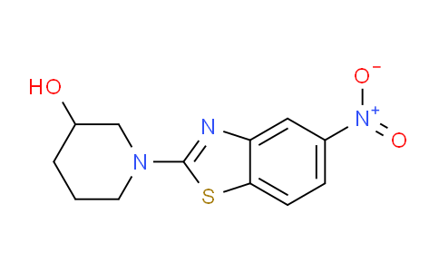 CAS No. 1420968-25-7, 1-(5-nitrobenzo[d]thiazol-2-yl)piperidin-3-ol