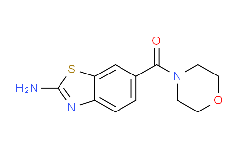 CAS No. 328285-82-1, (2-Aminobenzo[d]thiazol-6-yl)(morpholino)methanone