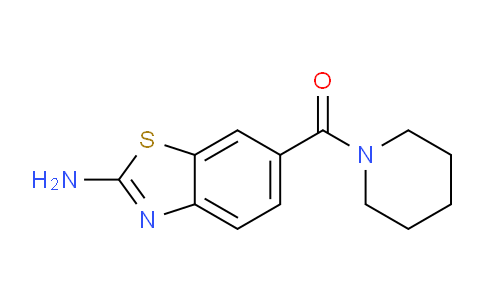 CAS No. 351518-88-2, (2-Aminobenzo[d]thiazol-6-yl)(piperidin-1-yl)methanone