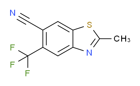 CAS No. 1190198-32-3, 2-Methyl-5-(trifluoromethyl)benzo[d]thiazole-6-carbonitrile