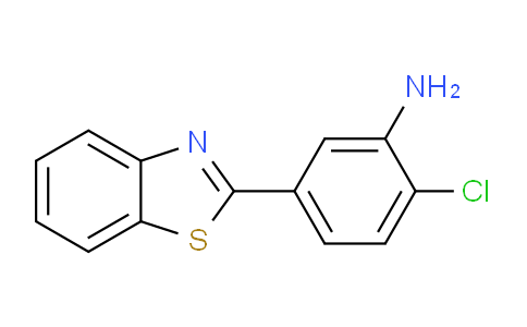 CAS No. 292644-34-9, 5-(Benzo[d]Thiazol-2-yl)-2-chloroaniline