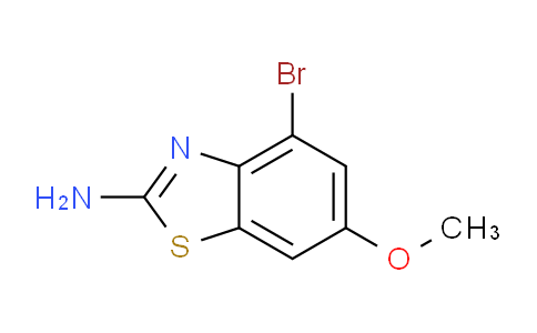 CAS No. 383131-09-7, 4-Bromo-6-methoxybenzo[d]thiazol-2-amine