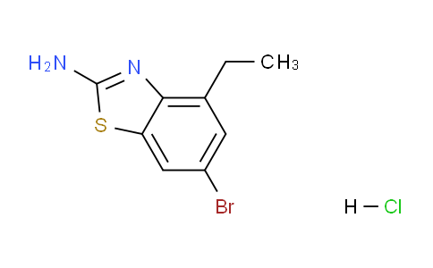 CAS No. 1049762-09-5, 6-Bromo-4-ethyl-1,3-benzothiazol-2-amine, HCl
