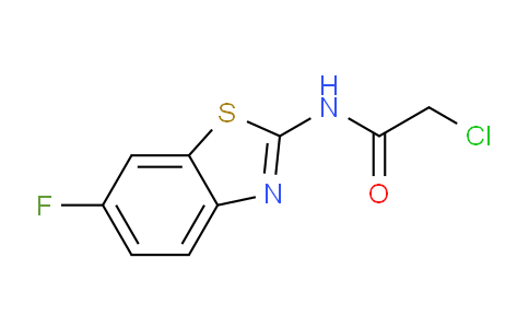 CAS No. 263239-23-2, 2-Chloro-N-(6-fluorobenzo[d]thiazol-2-yl)acetamide