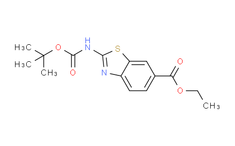 CAS No. 225525-49-5, Ethyl 2-((tert-butoxycarbonyl)amino)benzo[d]thiazole-6-carboxylate