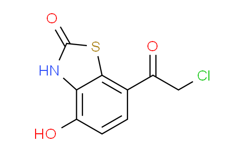 CAS No. 1179336-08-3, 7-(2-Chloroacetyl)-4-hydroxybenzo[d]thiazol-2(3H)-one