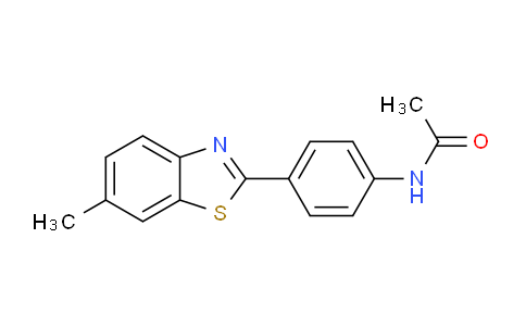 CAS No. 10205-61-5, N-(4-(6-Methylbenzo[d]thiazol-2-yl)phenyl)acetamide
