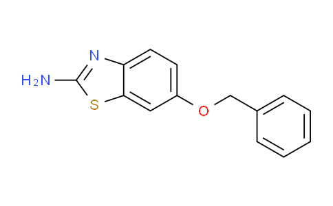 CAS No. 50851-01-9, 2-Benzothiazolamine, 6-(phenylmethoxy)-