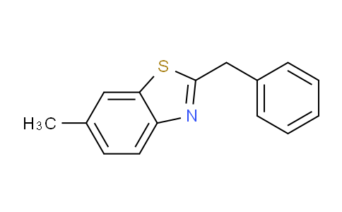CAS No. 101101-58-0, 6-Methyl-2-(phenylmethyl)benzothiazole
