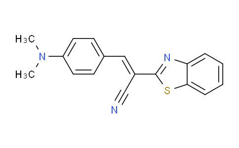 CAS No. 112632-96-9, (E)-2-(Benzo[d]thiazol-2-yl)-3-(4-(dimethylamino)phenyl)acrylonitrile
