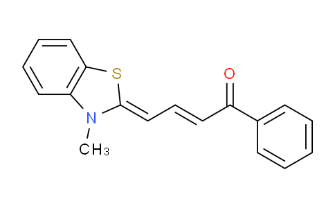 CAS No. 108717-10-8, (2E,4Z)-4-(3-Methylbenzo[d]thiazol-2(3H)-ylidene)-1-phenylbut-2-en-1-one