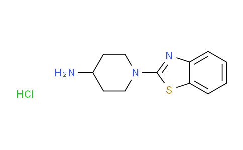 CAS No. 1185319-33-8, 1-(Benzo[d]thiazol-2-yl)piperidin-4-amine hydrochloride