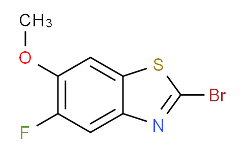 CAS No. 2173074-75-2, 2-bromo-5-fluoro-6-methoxy-1,3-benzothiazole