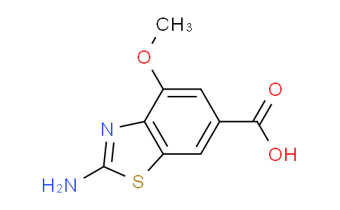 CAS No. 1693733-65-1, 2-amino-4-methoxy-1,3-benzothiazole-6-carboxylic acid