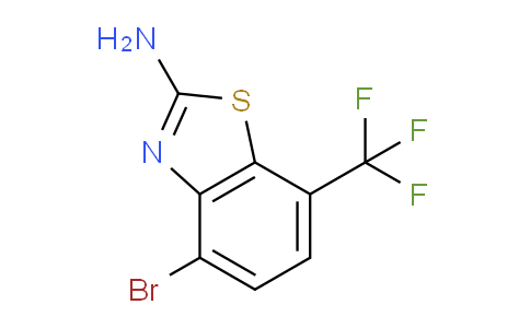 CAS No. 1823432-25-2, 4-bromo-7-(trifluoromethyl)-1,3-benzothiazol-2-amine