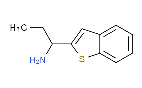 CAS No. 147724-77-4, 1-(Benzo[b]thiophen-2-yl)propan-1-amine
