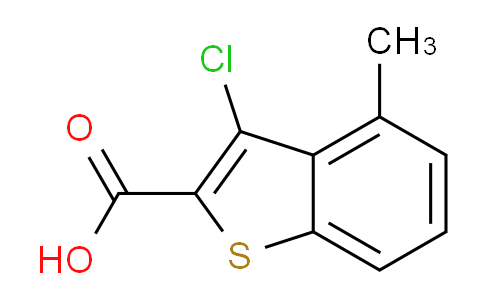 CAS No. 923772-93-4, 3-chloro-4-methyl-1-benzothiophene-2-carboxylic acid